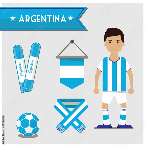 Football Boy from Argentina 