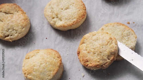Freshly baked scones