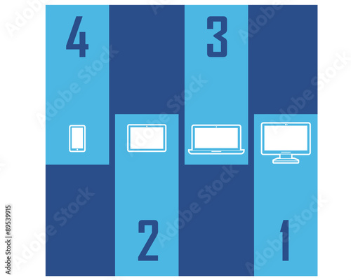 Gadget Device Infographic Design Clipart Attractive Vertical