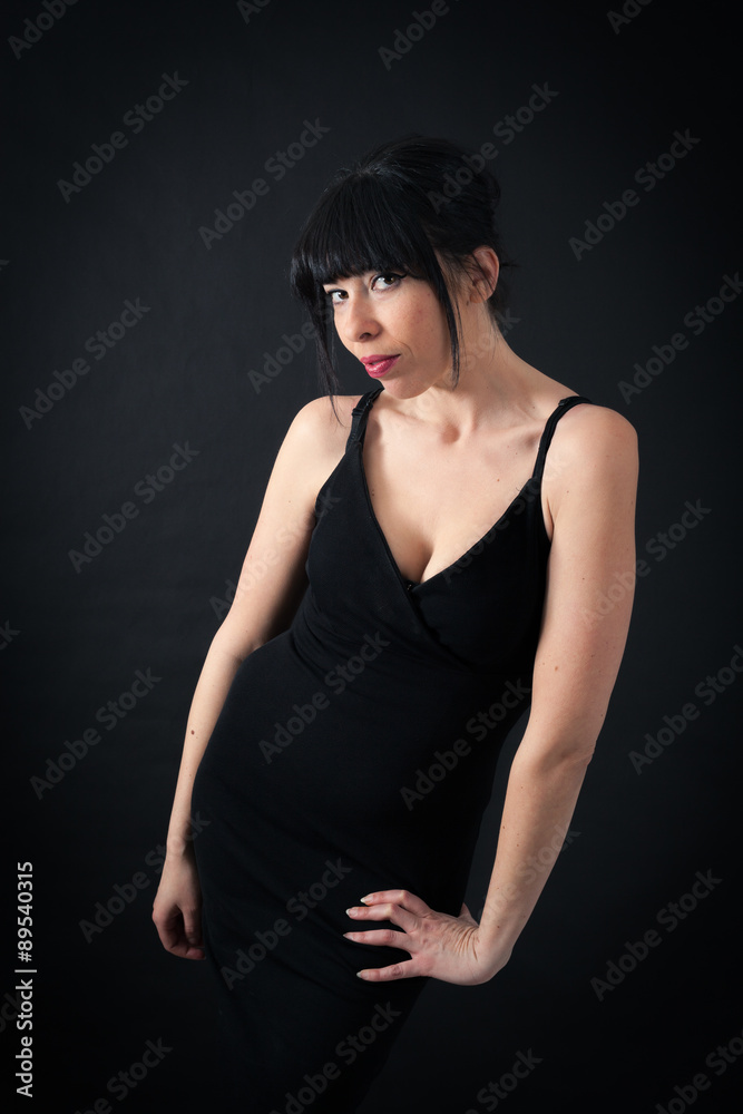 Beautiful woman doing different expressions in different sets of clothes: Beautiful woman doing different expressions in different sets of clothes: