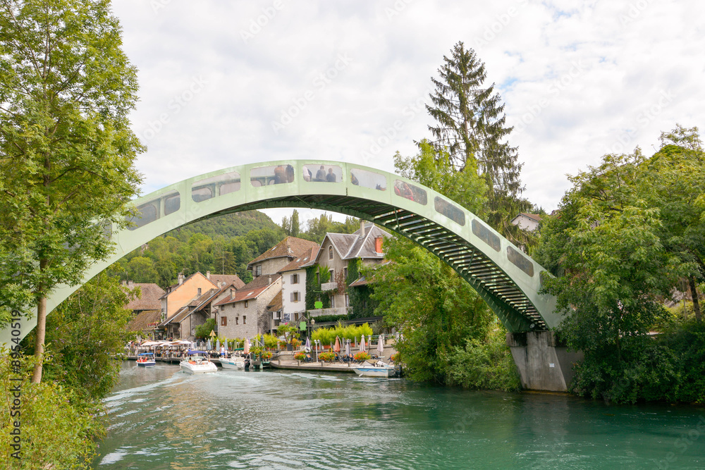 Obraz premium Passerelle de Chanaz