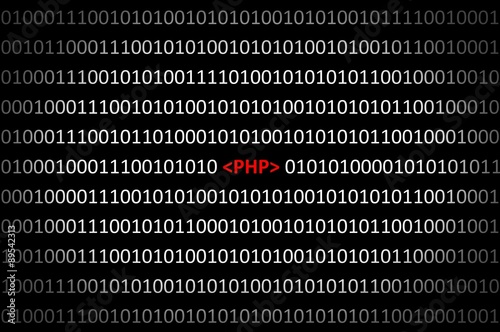 Binary code with PHP