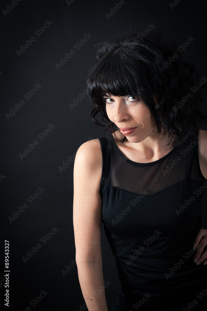 Beautiful woman doing different expressions in different sets of clothes: posing Beautiful woman doing different expressions in different sets of clothes: posing