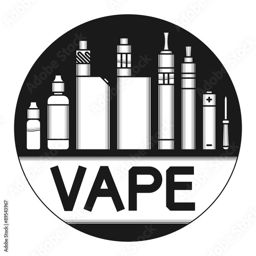 Vector illustration of vape