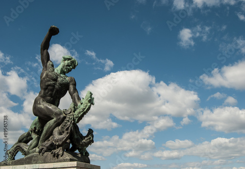 liberty statue of Budapest