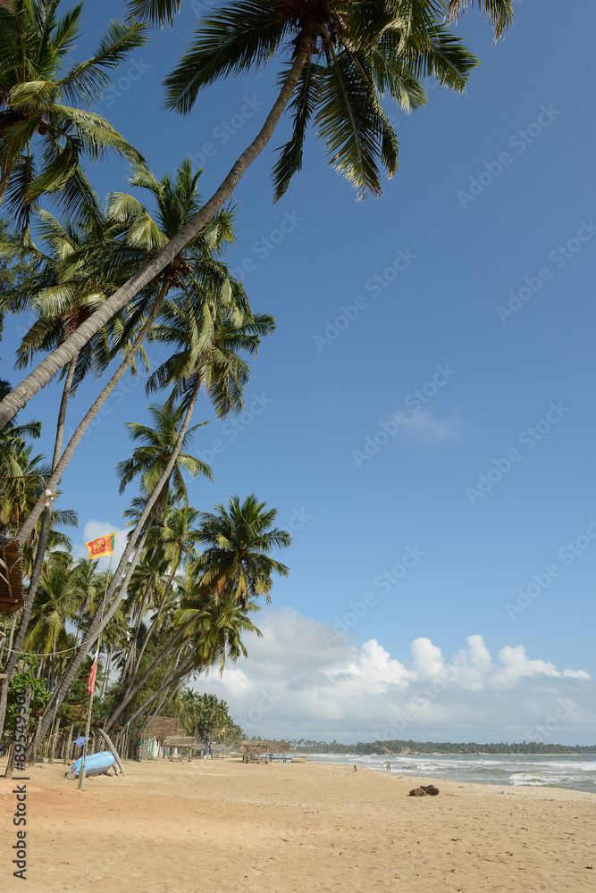 Tangalle beach in Sri Lanka