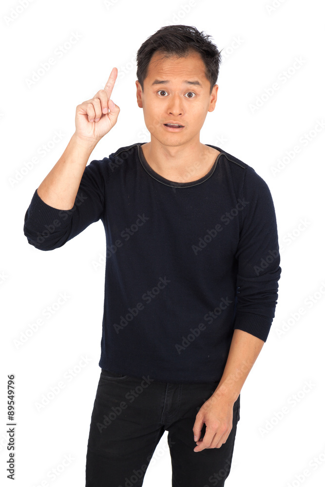 Handsome man doing different expressions in different sets of clothes: idea Handsome man doing different expressions in different sets of clothes: idea
