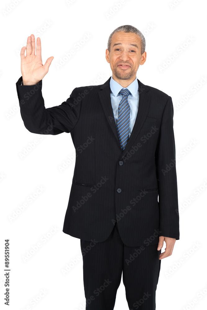 Handsome man doing different expressions in different sets of clothes: waving Handsome man doing different expressions in different sets of clothes: waving