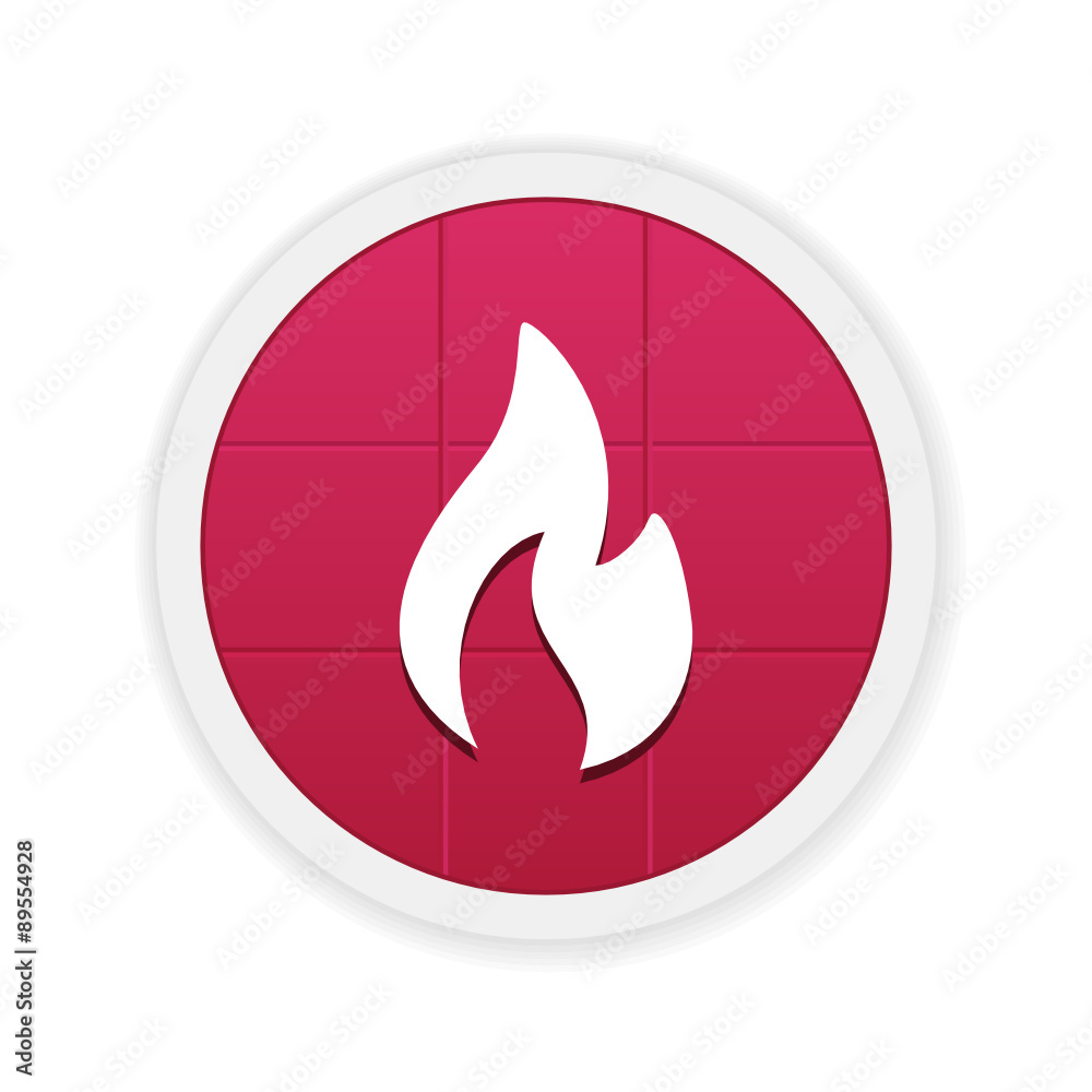 Circle App Icon- Red Circle App Icon- Red