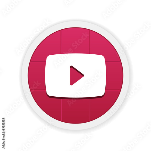 Circle  App Icon- Red