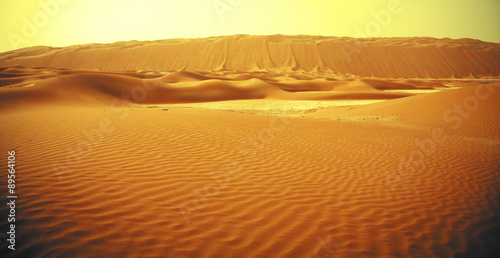 Amazing sand dune formations in Liwa oasis, United Arab Emirates