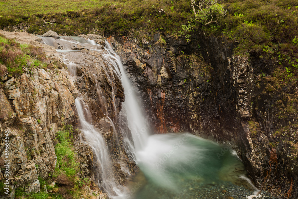 Fairy pools waterfalls, isle of Skye, Scotland Fairy pools waterfalls, isle of Skye, Scotland