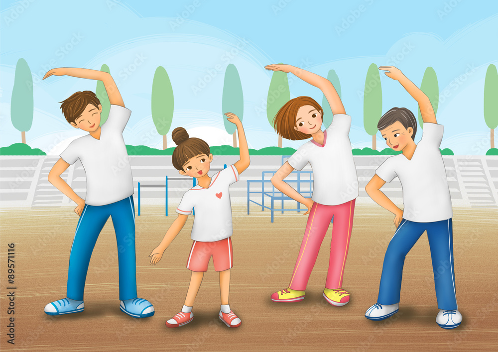 Obraz premium health exercise