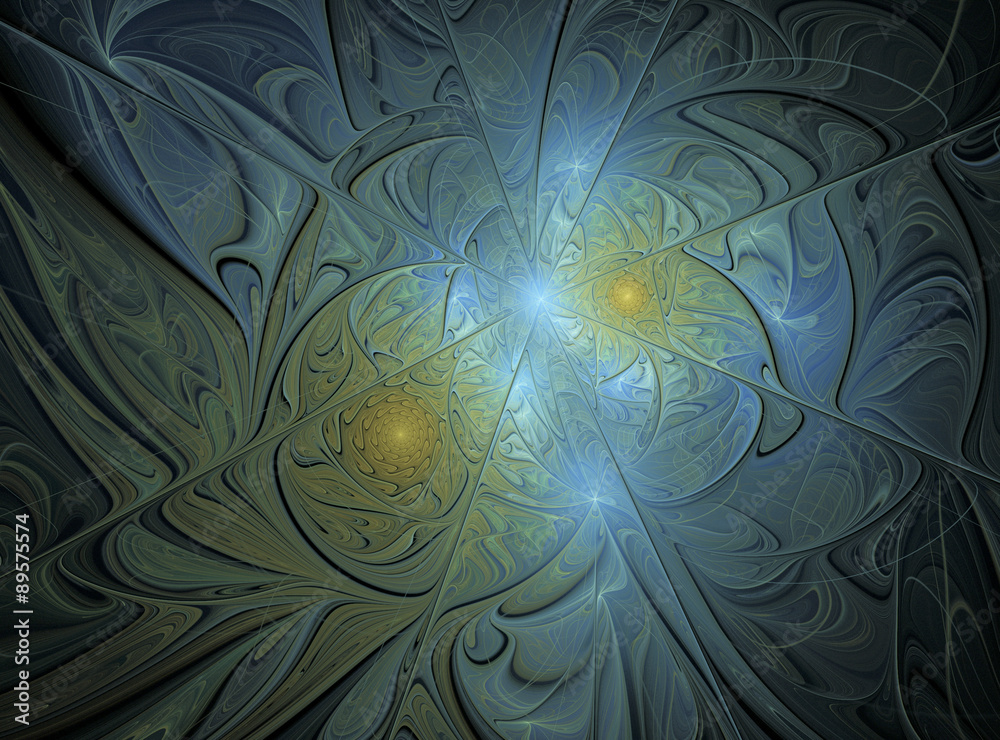 Abstract fractal background with light Abstract fractal background with light