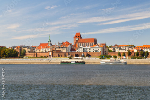 Toruń panorama starego miasta