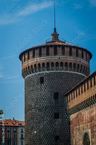 Paisagens de Milão - Castelo Sforcesco