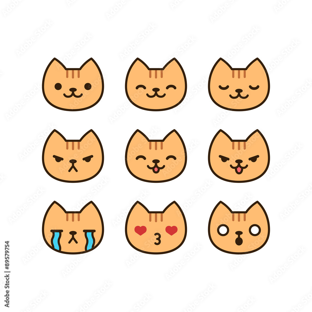 Cat emoticons