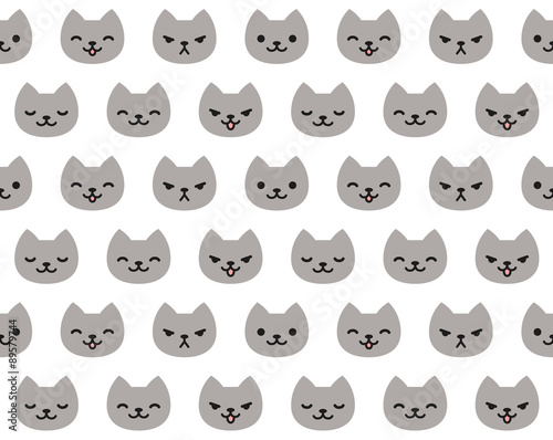 Fototapeta Naklejka Na Ścianę i Meble -  Cat pattern