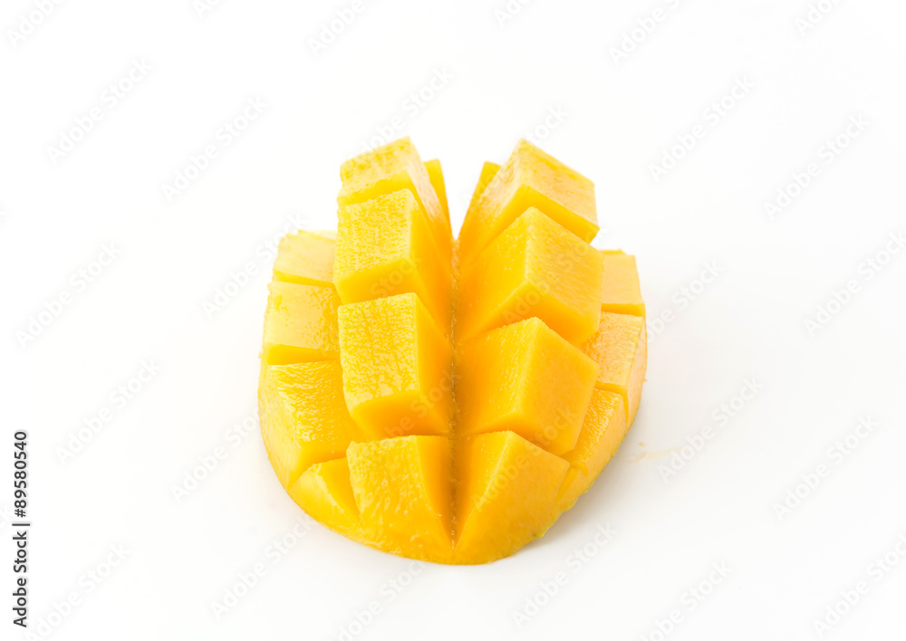 fresh mango on white background fresh mango on white background