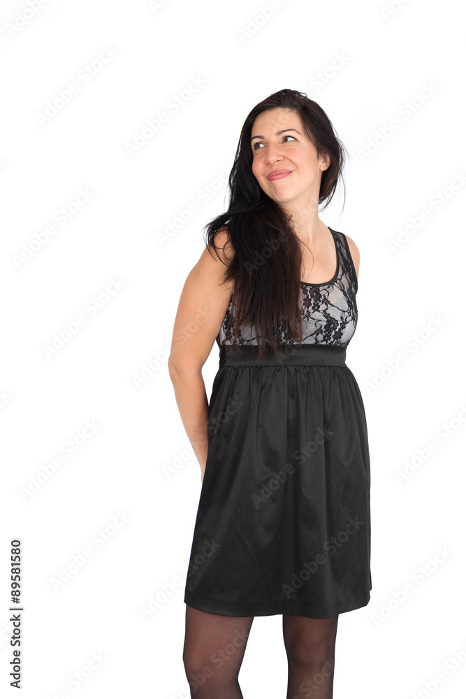 Beautiful woman doing different expressions in different sets of clothes: posing Beautiful woman doing different expressions in different sets of clothes: posing