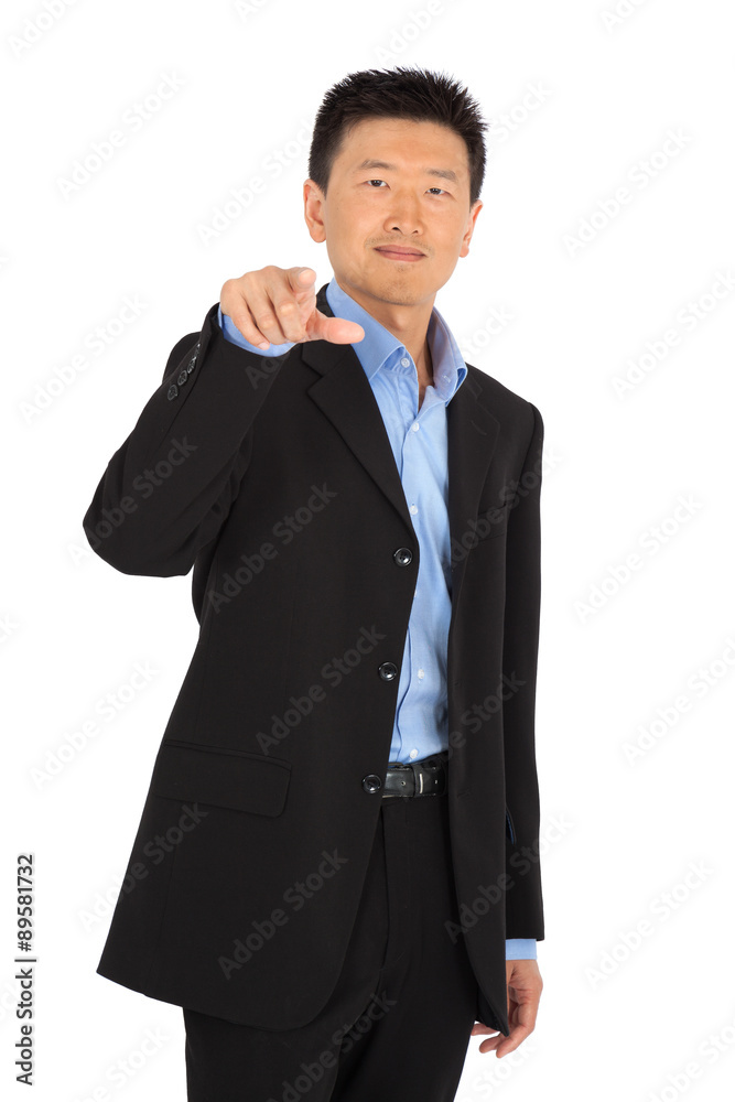 handsome man doing different expressions in different sets of clothes: pointing handsome man doing different expressions in different sets of clothes: pointing
