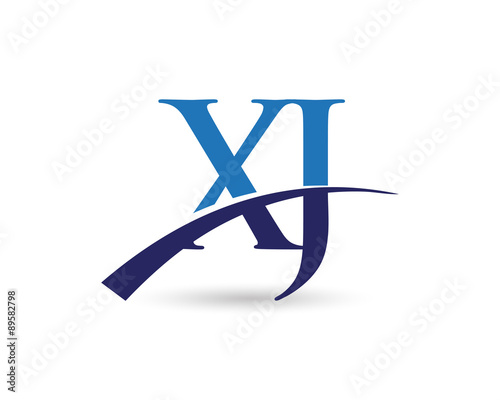 XJ Logo Letter Swoosh