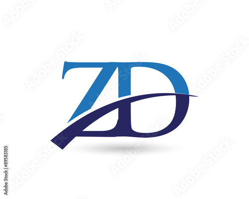 ZD Logo Letter Swoosh