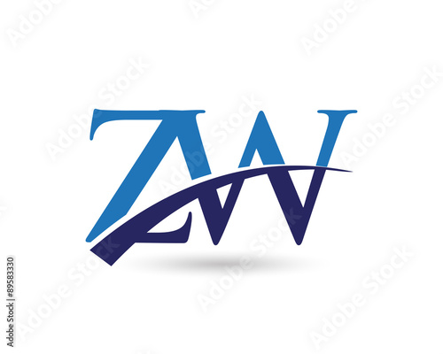 ZW Logo Letter Swoosh