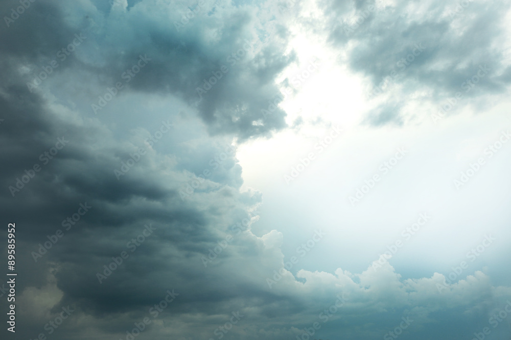 Obraz premium Cloudy sky background