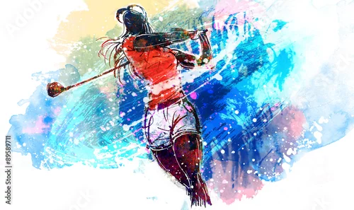 Obraz Ilustracja sportu