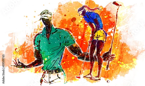 Obraz Ilustracja sportu