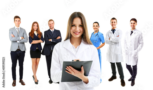 Group of medical workers, i...