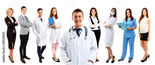 Group of medical workers, i...