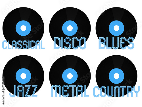 Music Genres Vinyl 1