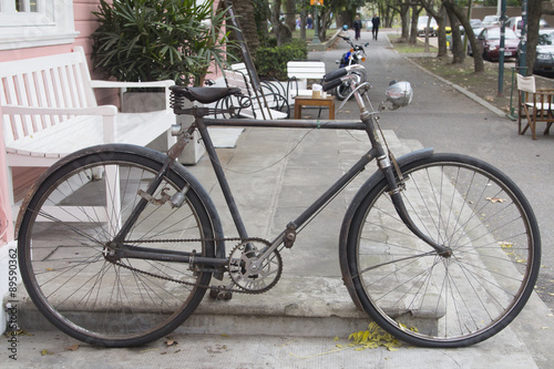 Beautiful bicycles old fashioned in outdoor, Buenos Aires, Argentina
