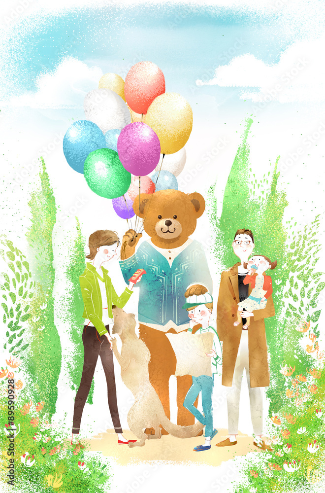 Obraz premium family