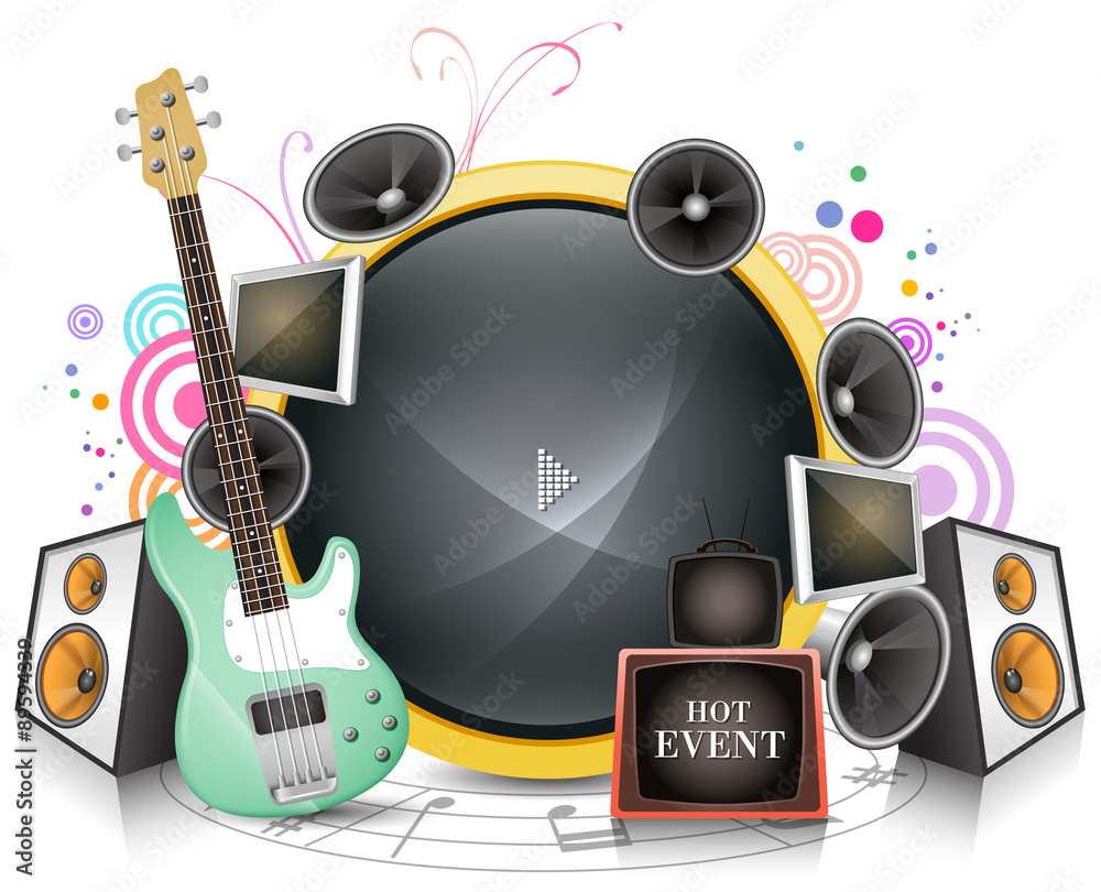 Obraz premium Illustration of objects