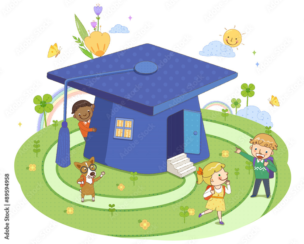 Naklejka premium education