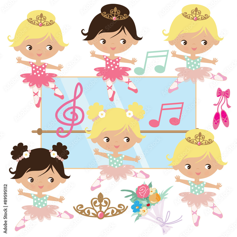 Ballerina vector illustration