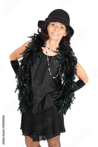 Beautiful woman doing different expressions in different sets of clothes: posing