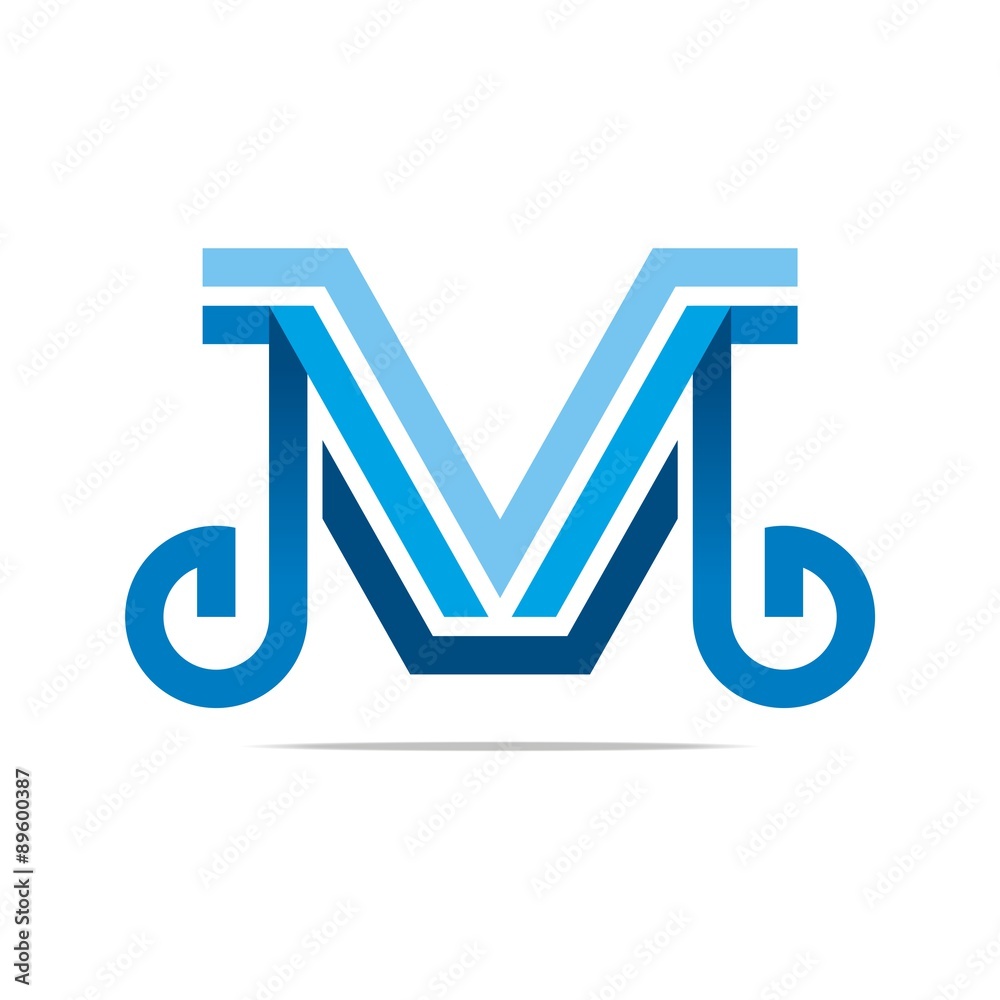 Logo Abstract Letter M Combination G Design Element Symbol Icon Logo Abstract Letter M Combination G Design Element Symbol Icon