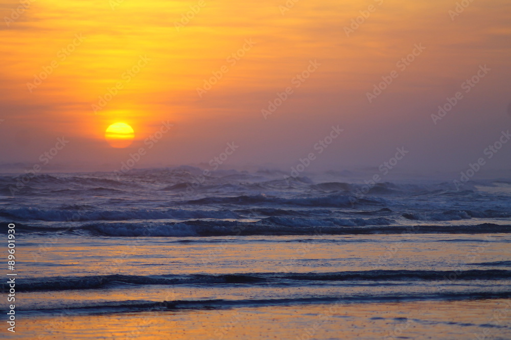 Sunset in Parangtritis Beach
