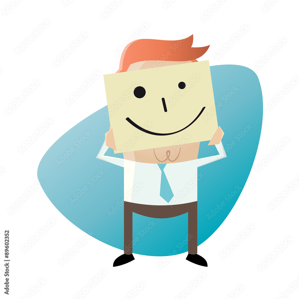 smiley gesicht freundlich cartoon Stock Vector | Adobe Stock