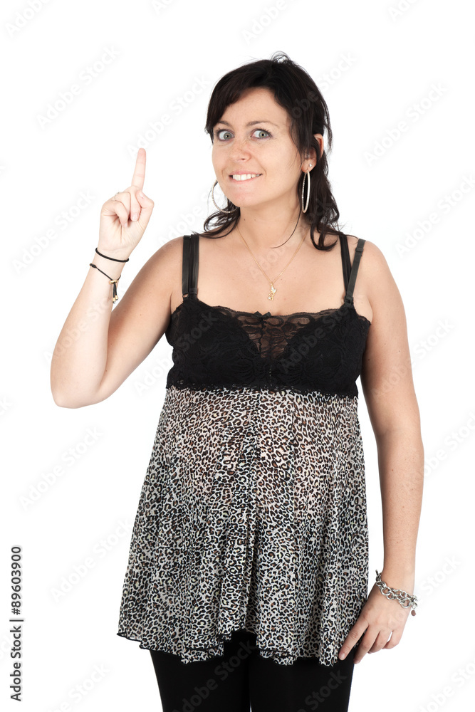 Beautiful woman doing different expressions in different sets of clothes: idea Beautiful woman doing different expressions in different sets of clothes: idea