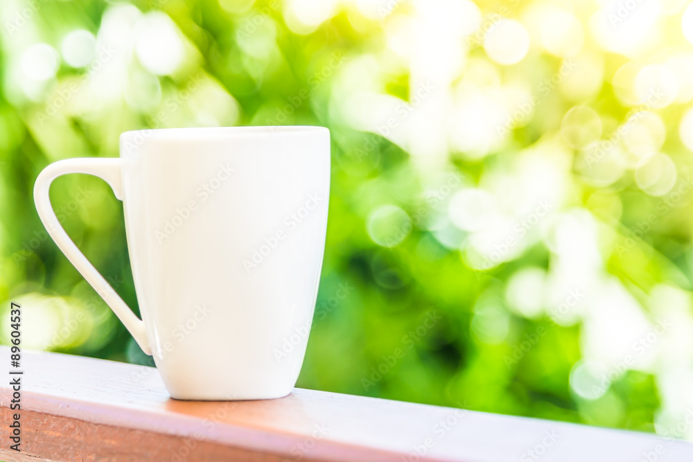 White coffee cup White coffee cup