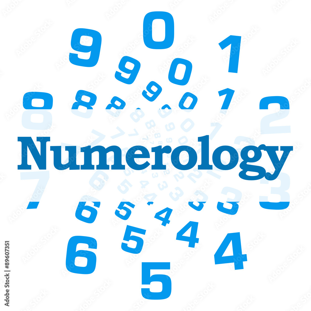 Numerology Blue Numbers Circular Numerology Blue Numbers Circular