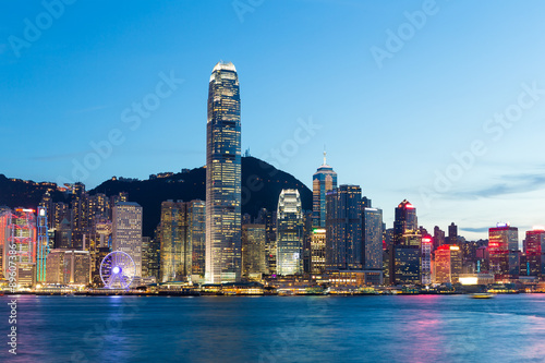 Wall Mural Hong Kong Skyline