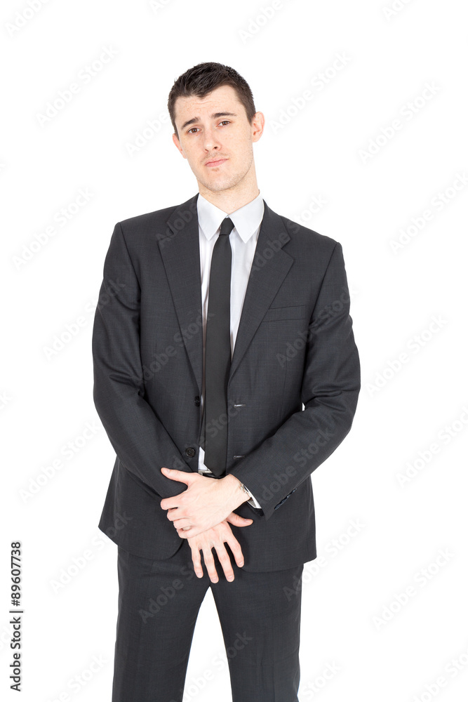 Handsome businnessman doing different expressions in different sets of clothes Handsome businnessman doing different expressions in different sets of clothes