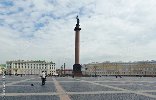 Alexander Column in the Palace Square