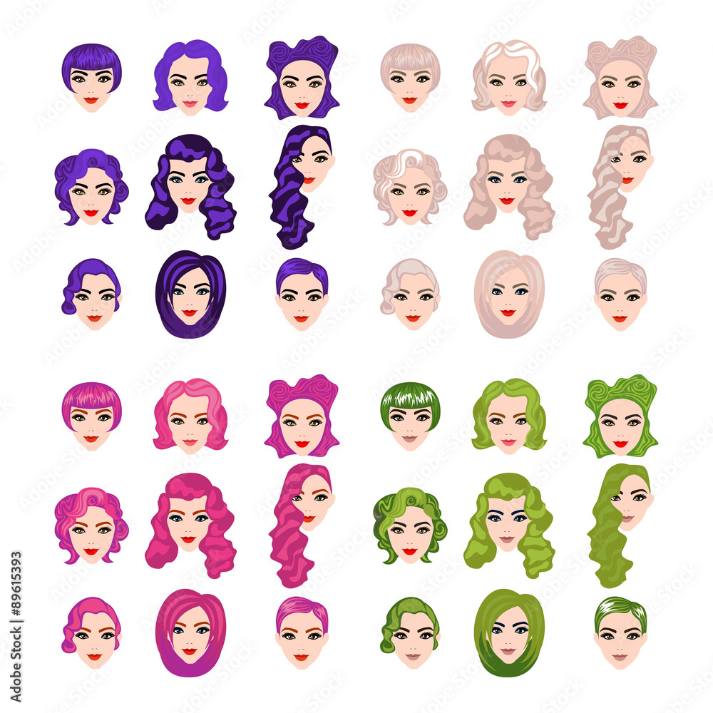 Female punk hair Female punk hair